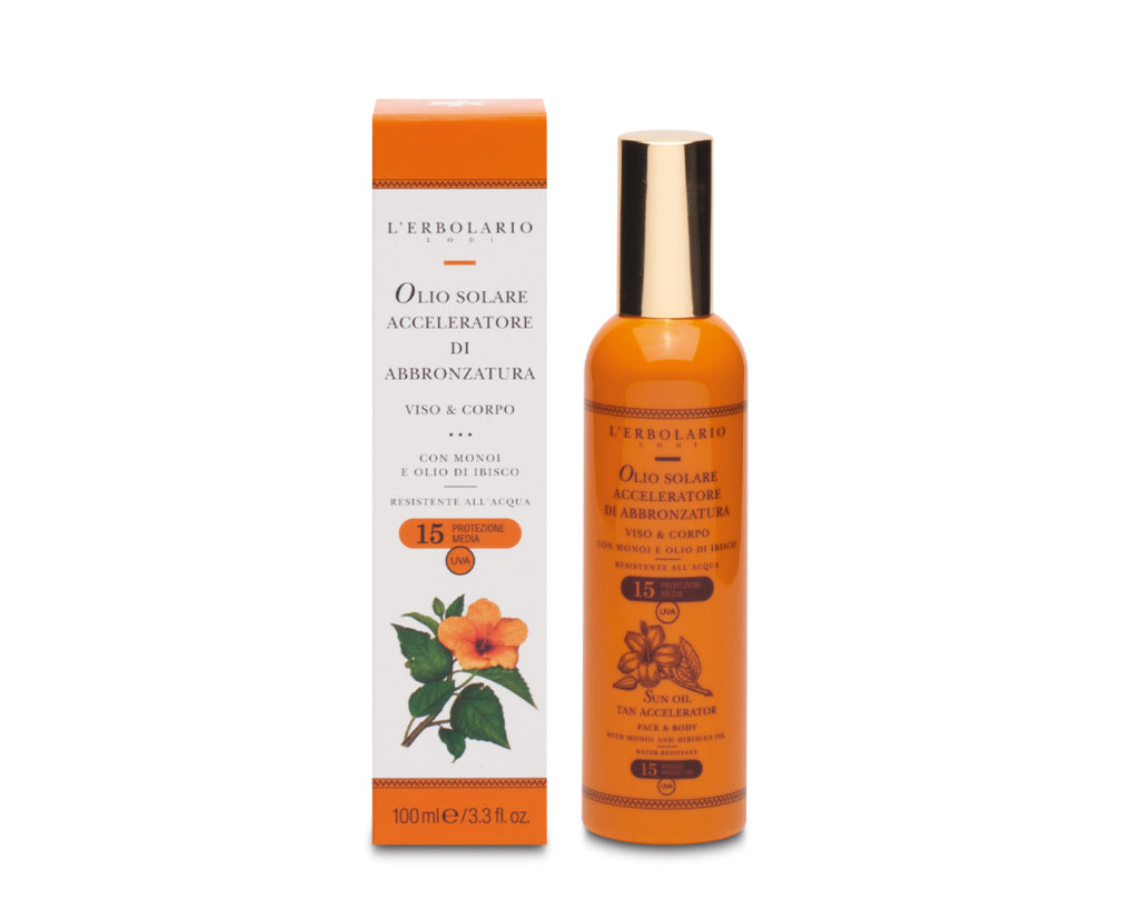 Olio Solare Acceleratore di Abbronzatura SPF 15