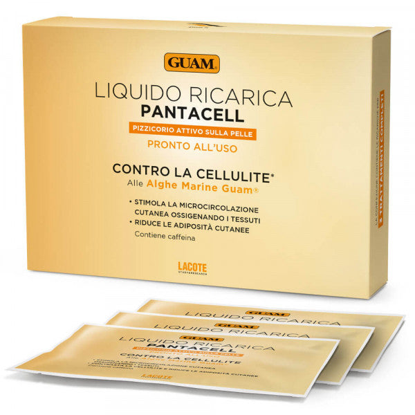 3 BUSTE LIQUIDO RICARICA PANTACELL ANTICELLULITE INTENSIVO - SCONTO 40%