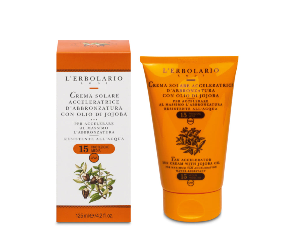 Crema Solare Corpo Acceleratrice d'Abbronzatura SPF 15