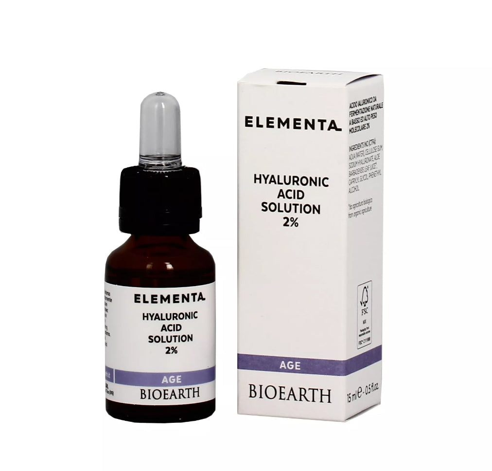 Acido Ialuronico 2% ad Alto e Basso Peso Molecolare - Elementa 15 ml