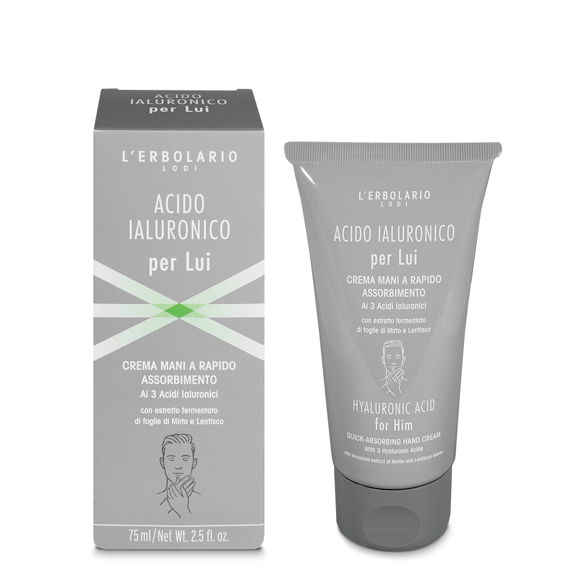 Acido Ialuronico per Lui  Crema Mani - Formato: 75 ml