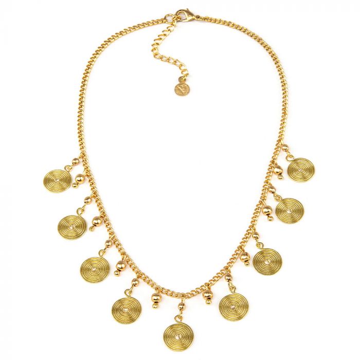 COLLANA SPIRALI PENDENTI - SCONTO 30%