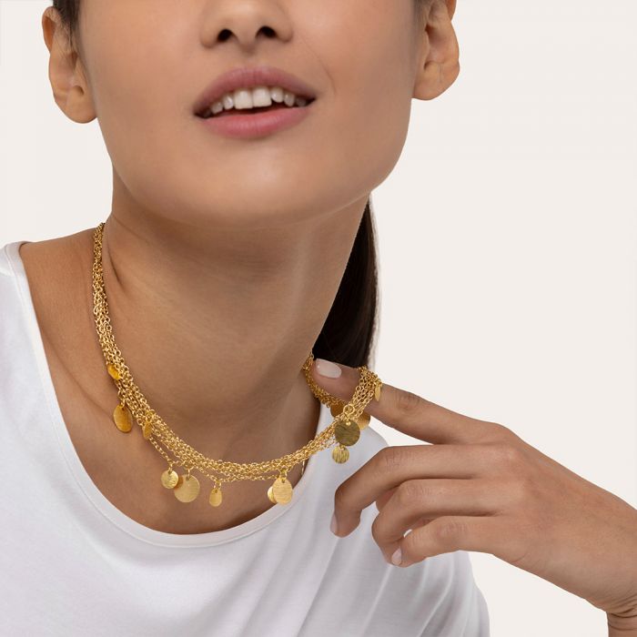 COLLANA CATENE MIX - SCONTO 30%