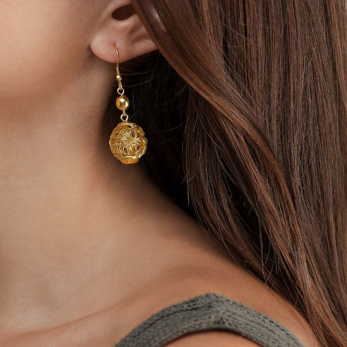 ORECCHINI SFERE MICROFILO - SCONTO 30%