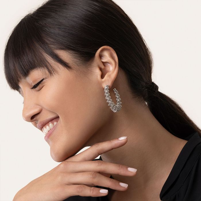 ORECCHINI C HOOP FISARMONICA - SCONTO 30%