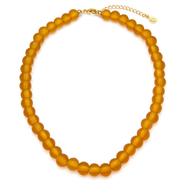 COLLANA BEADS - AMBRA CHIARO