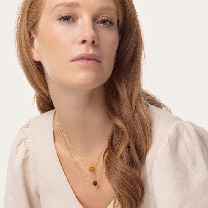 COLLANA 2 CATENE BEADS