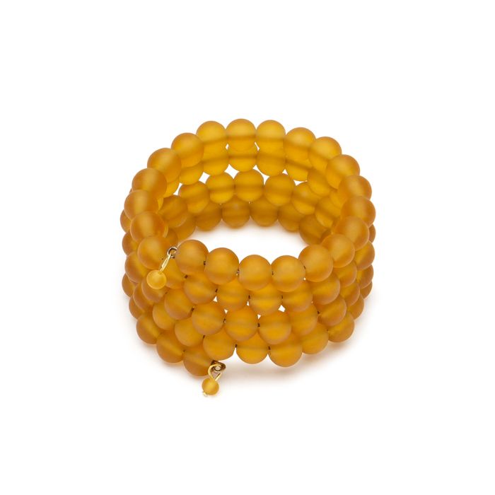 BRACCIALE 4 GIRI - AMBRA CHIARO
