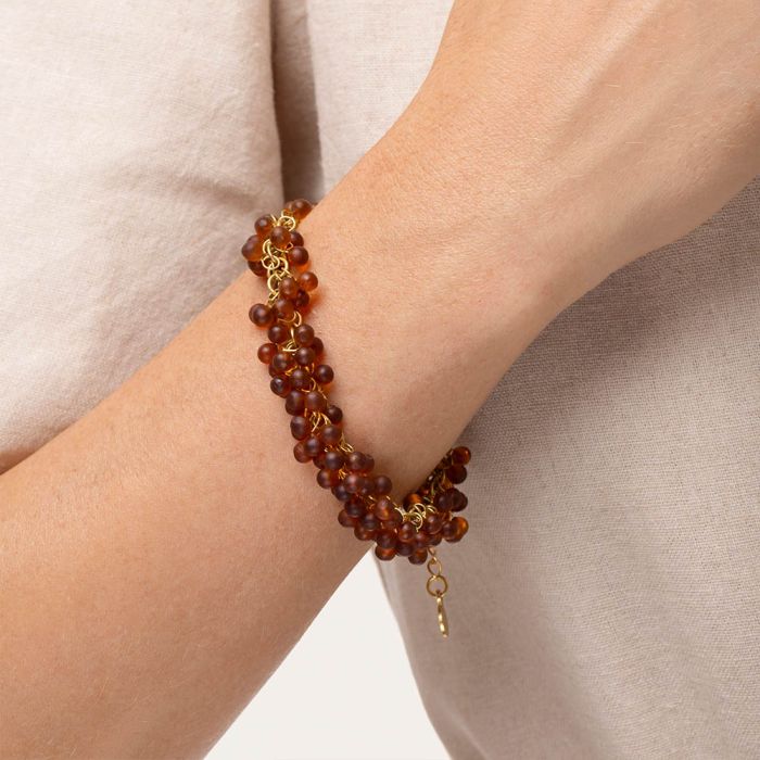 BRACCIALE MOGRA - AMBRA SCURO