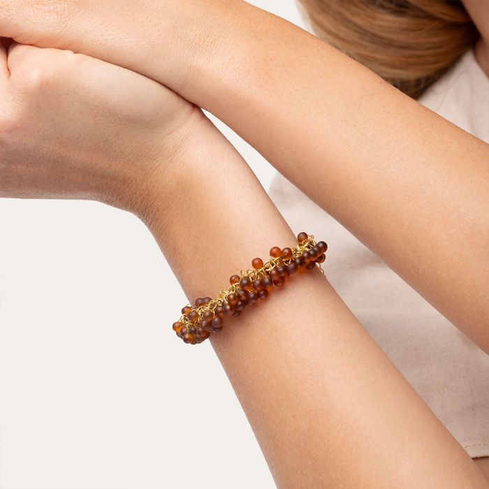 BRACCIALE MOGRA - AMBRA SCURO