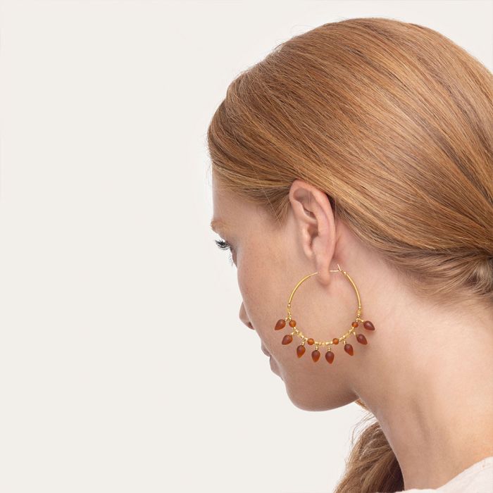 ORECCHINI CERCHI PENDENTI GOCCE