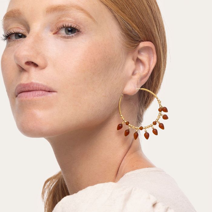 ORECCHINI CERCHI PENDENTI GOCCE