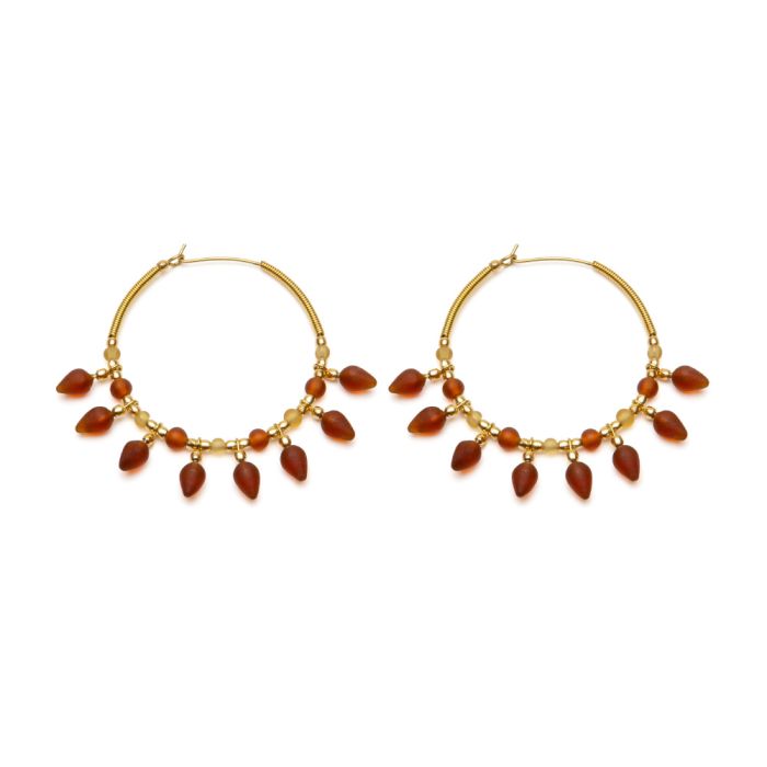 ORECCHINI CERCHI PENDENTI GOCCE