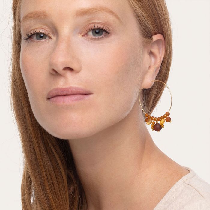 ORECCHINI CERCHI PENDENTI MIX