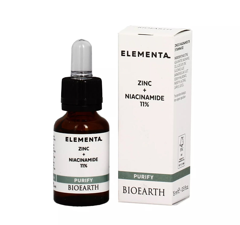 Niacinamide 10% e Zinco 1% - Elementa 15 ml