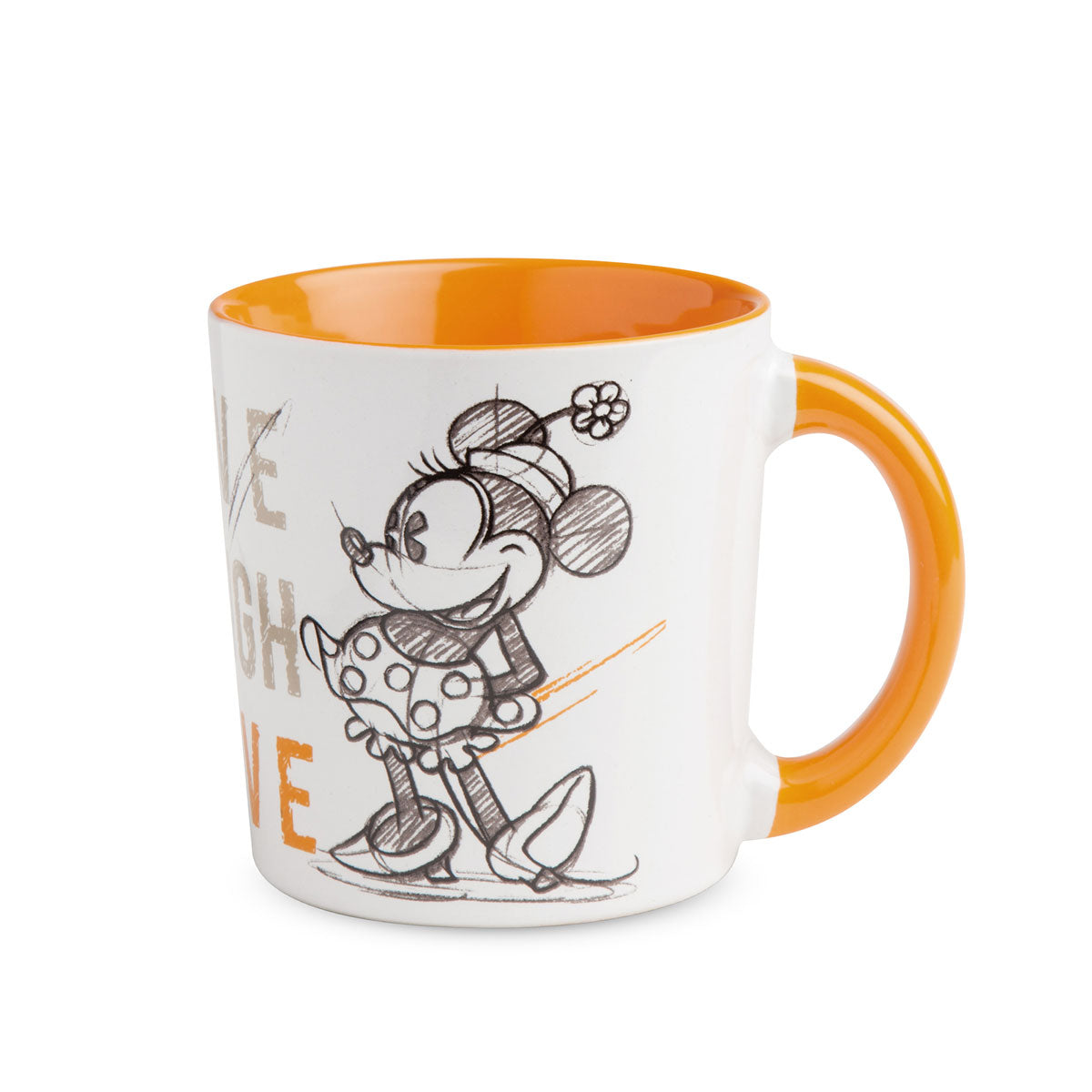 MUG MINNIE LIVE LAUGH LOVE ARANCIO sconto 15%