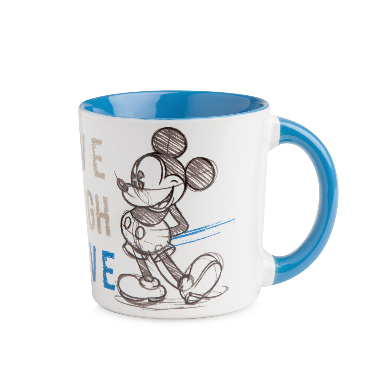 MUG MICKEY LIVE LAUGH LOVE BLU sconto 15%
