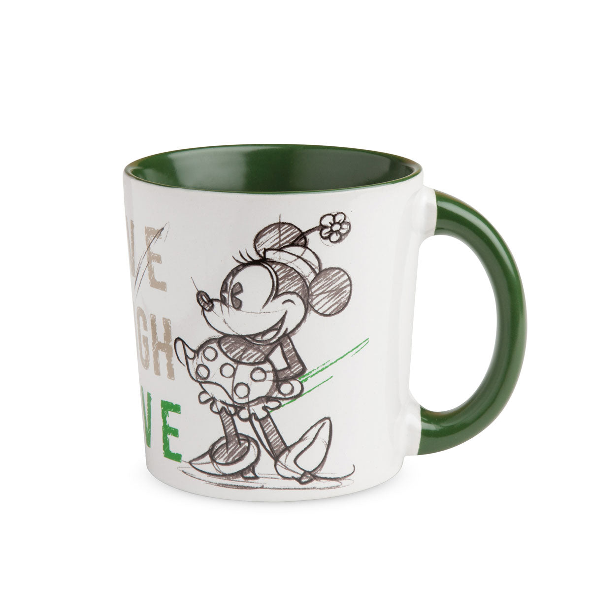 MUG MINNIE LIVE LAUGH LOVE VERDE sconto 15%