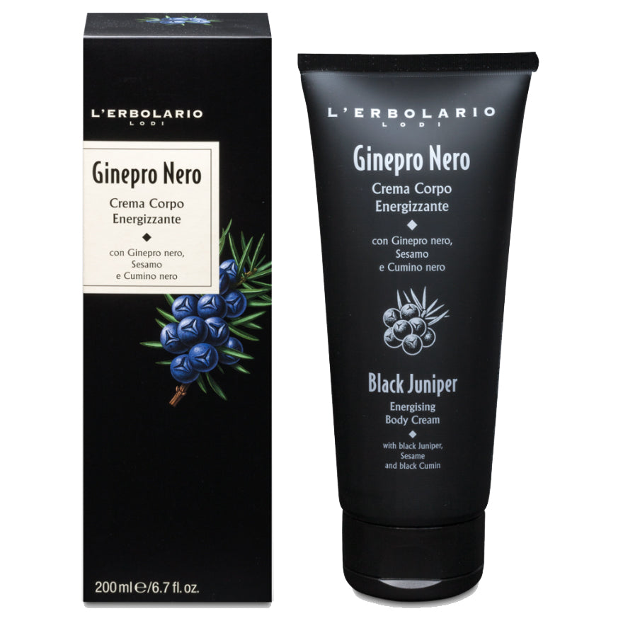 Ginepro Nero Crema Corpo Energizzante - Formato: 200 ml