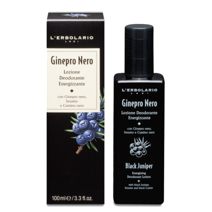 Ginepro Nero Lozione Deodorante Energizzante - Formato: 100 ml