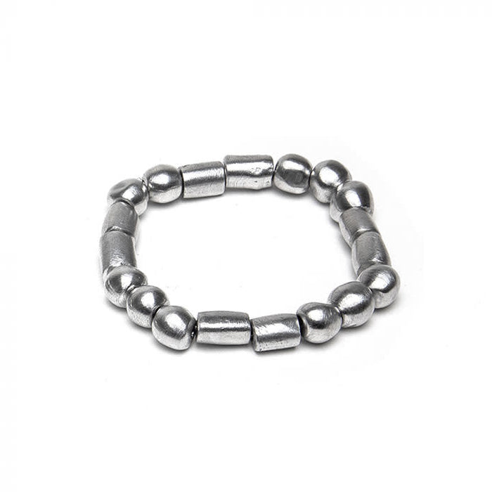 BRACELET ELASTIQUE SERIE MIX 3 CYLINDRES ET BOULE