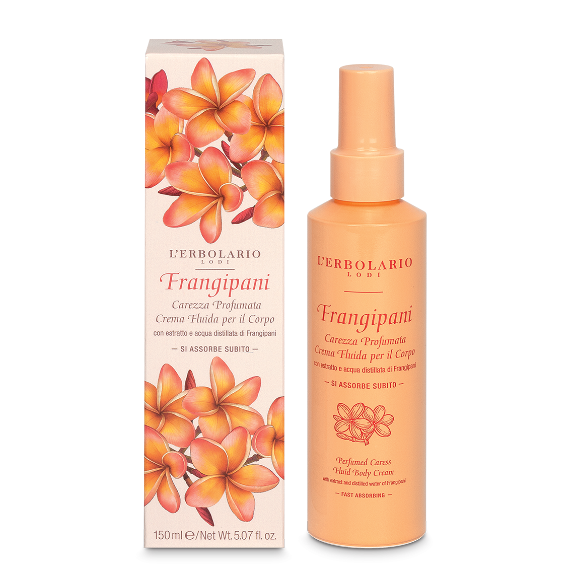 Frangipani Carezza Profumata Crema Fluida per il Corpo - Formato: 150 ml