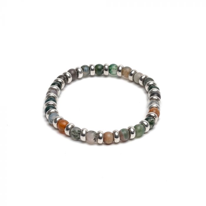 BRACCIALE ELASTICO SFERE MULTICOLOR - collezione uomo