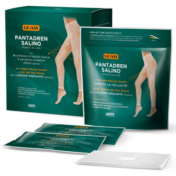 PANTADREN SALINO + 2 BUSTE LIQUIDO RICARICA + PANTALONE EFFETTO SAUNA -20%